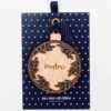 Bolas de Navidad personalizadas en color azul, una opciu00f3n elegante para tu evento