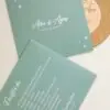 Funda personalizada para invitaciu00f3n Vinilo #1, modelo A con diseu00f1o limpio y moderno