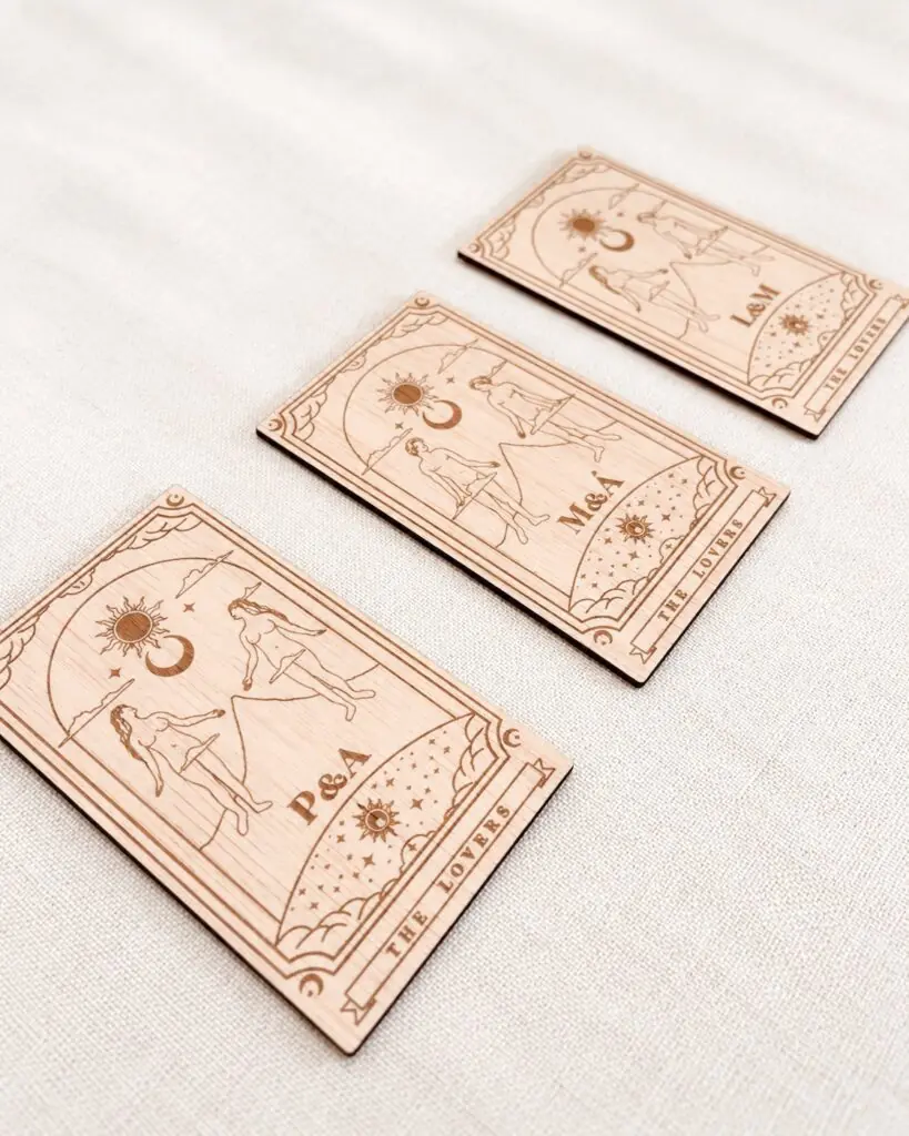 Invitación de boda Los Amantes