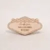 Save the date de madera modelo Casino